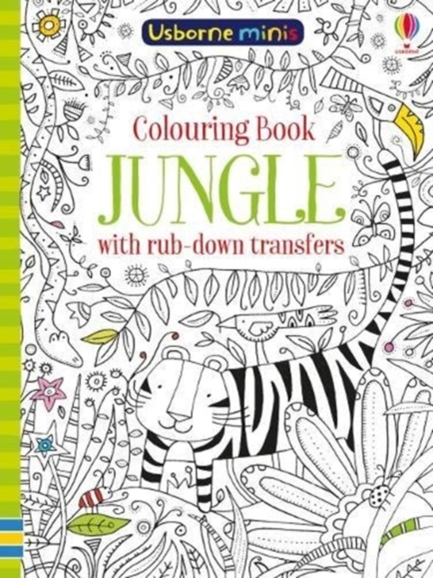 Colouring Book Jungle with Rub Down Transfers x5, Paperback Book