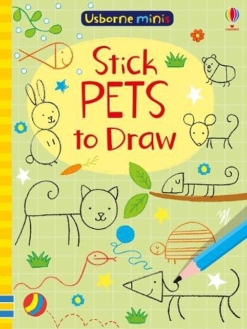 Stick Pets to Draw x5, Paperback Book