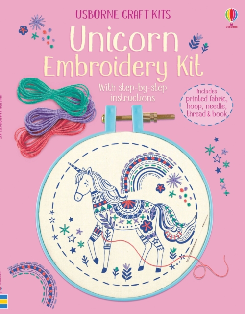 Embroidery Kit: Unicorn, Board book Book