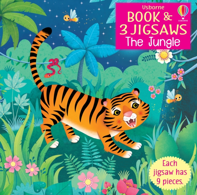 Usborne Book and 3 Jigsaws: The Jungle, Board book Book