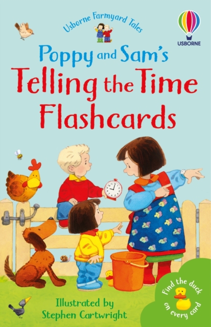 Poppy and Sam's Telling the Time Flashcards, Cards Book