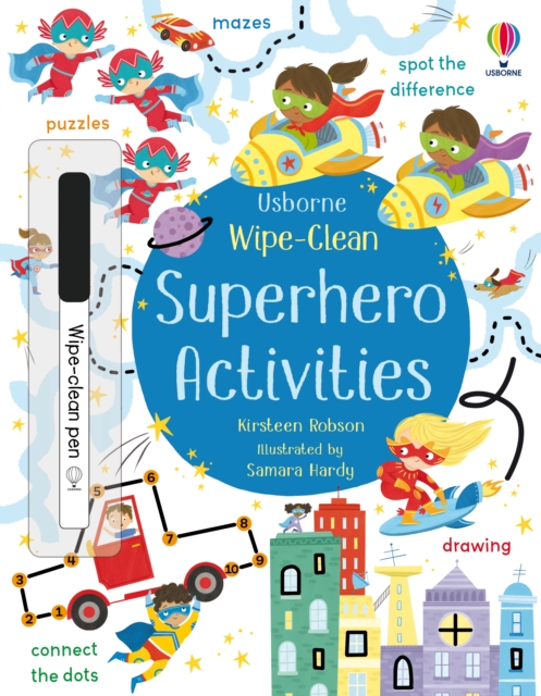 Wipe-Clean Superhero Activities, Paperback / softback Book