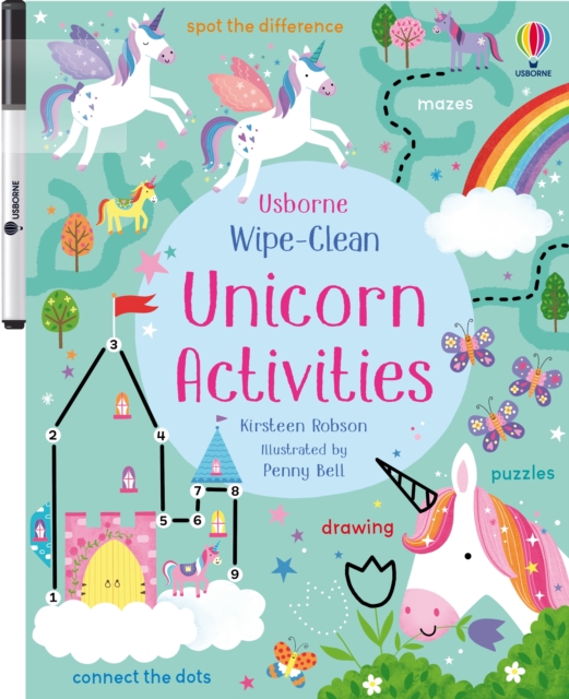 Wipe-Clean Unicorn Activities, Paperback / softback Book