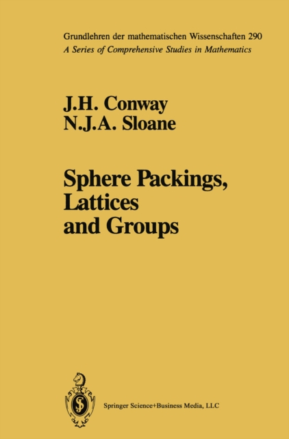 Sphere Packings, Lattices and Groups, PDF eBook