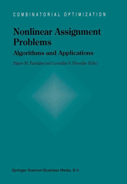 Nonlinear Assignment Problems : Algorithms and Applications, PDF eBook