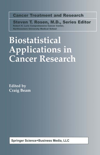 Biostatistical Applications in Cancer Research, PDF eBook