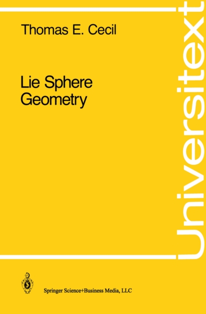 Lie Sphere Geometry : With Applications to Submanifolds, PDF eBook