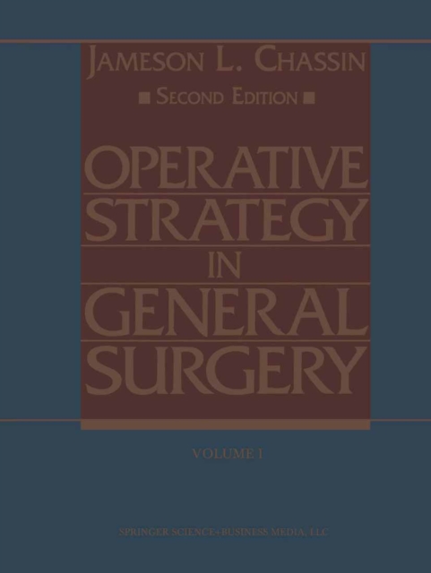 Operative Strategy in General Surgery : An Expositive Atlas, PDF eBook