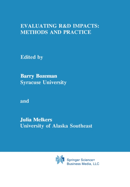 Evaluating R&D Impacts: Methods and Practice, PDF eBook