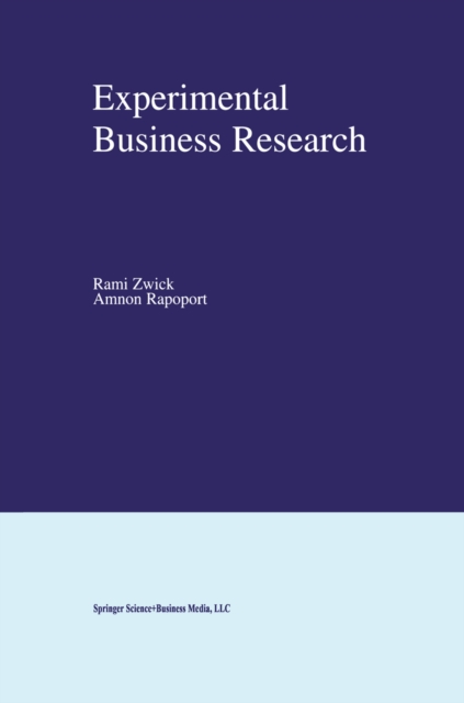 Experimental Business Research, PDF eBook