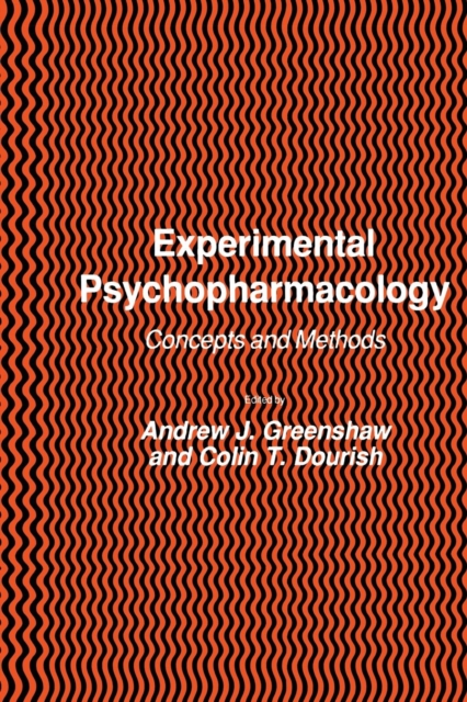 Experimental Psychopharmacology, Paperback / softback Book