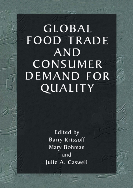 Global Food Trade and Consumer Demand for Quality, PDF eBook