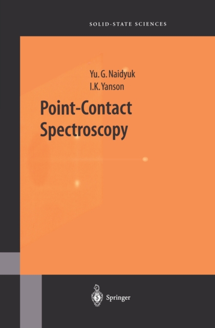 Point-Contact Spectroscopy, PDF eBook