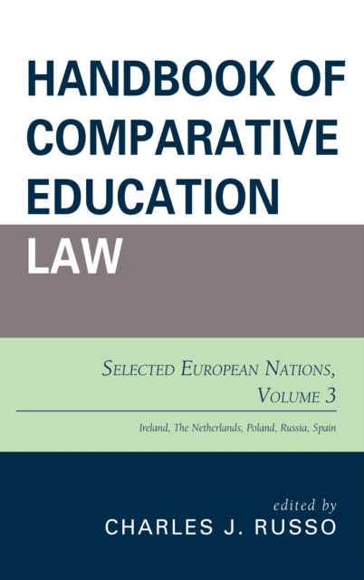 Handbook of Comparative Education Law : Selected European Nations, Hardback Book