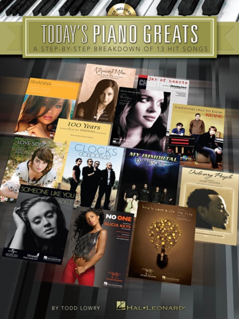 Today's Piano Greats : A Step-by-Step Breakdown of 13 Hit Songs, Mixed media product Book
