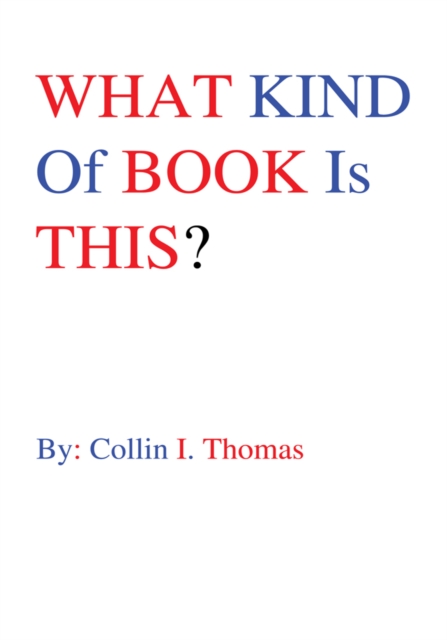 What Kind of Book Is This?, EPUB eBook