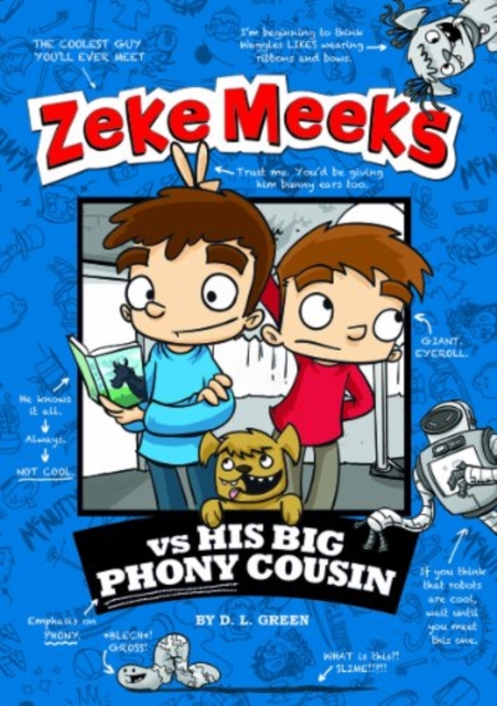 Zeke Meeks vs His Big Phony Cousin, Hardback Book