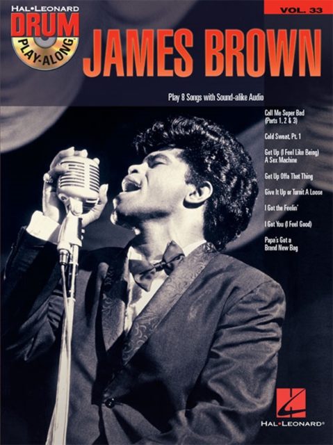 James Brown Drum Play-Along Volume 33, Book Book