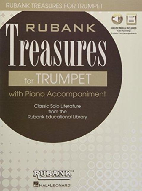 RUBANK TREASURES (VOXMAN) FOR TRUMPET BOOK/MEDIA ONLINE, Paperback / softback Book
