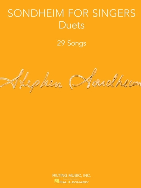 Sondheim For Singers : Duets, Paperback / softback Book