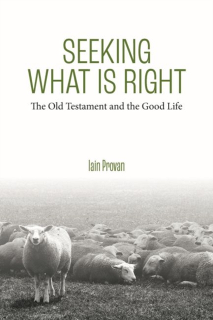 Seeking What Is Right : The Old Testament and the Good Life, Hardback Book