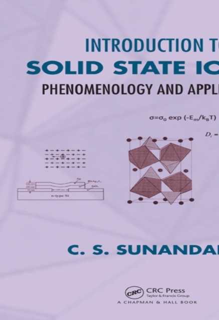 Introduction to Solid State Ionics : Phenomenology and Applications, PDF eBook