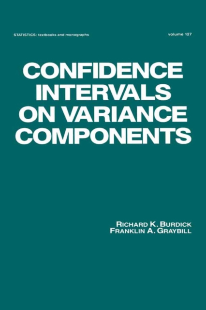 Confidence Intervals on Variance Components, PDF eBook