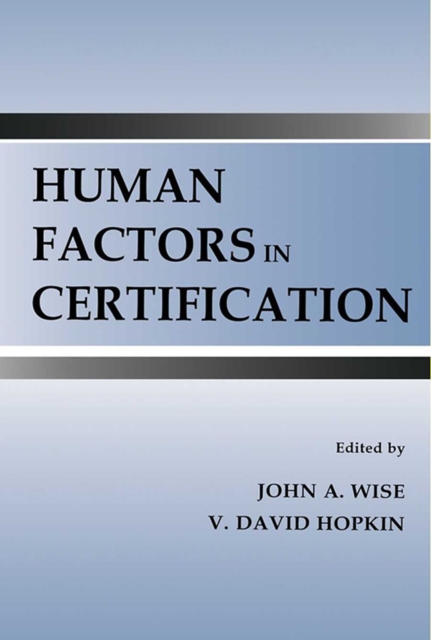 Human Factors in Certification, PDF eBook