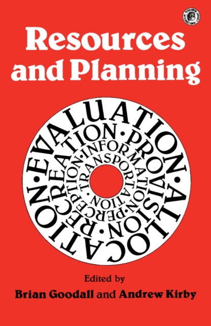 Resources and Planning : Pergamon Oxford Geographies, PDF eBook