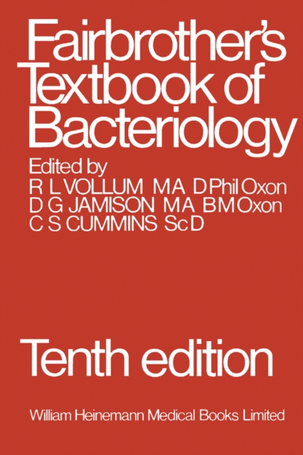 Fairbrother's Textbook of Bacteriology, PDF eBook