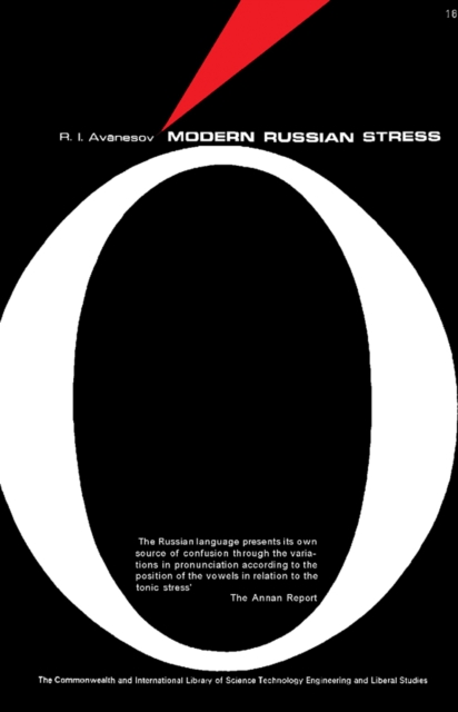 Modern Russian Stress : The Commonwealth and International Library of Science, Technology, Engineering and Liberal Studies: Pergamon Oxford Russian Series, PDF eBook