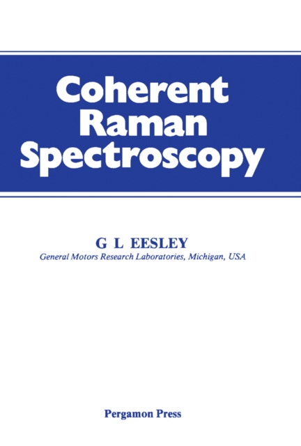 Coherent Raman Spectroscopy, PDF eBook
