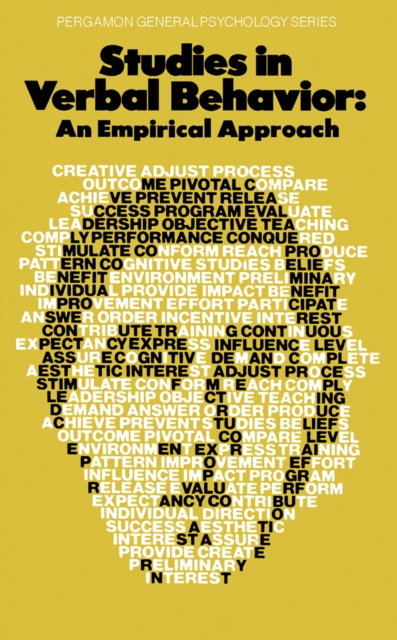 Studies in Verbal Behavior : An Empirical Approach, PDF eBook
