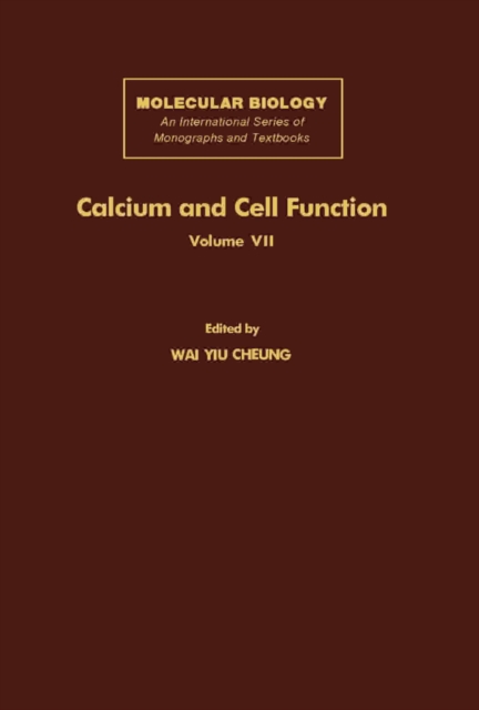 Calcium and Cell Function : Volume 7, PDF eBook