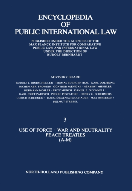 Use of Force * War and Neutrality Peace Treaties (A-M), PDF eBook