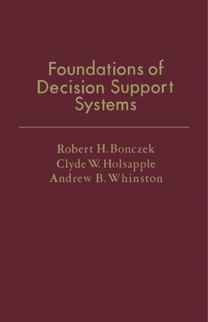 Foundations of Decision Support Systems, PDF eBook