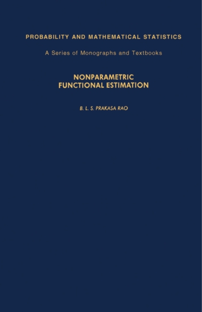 Nonparametric Functional Estimation, PDF eBook