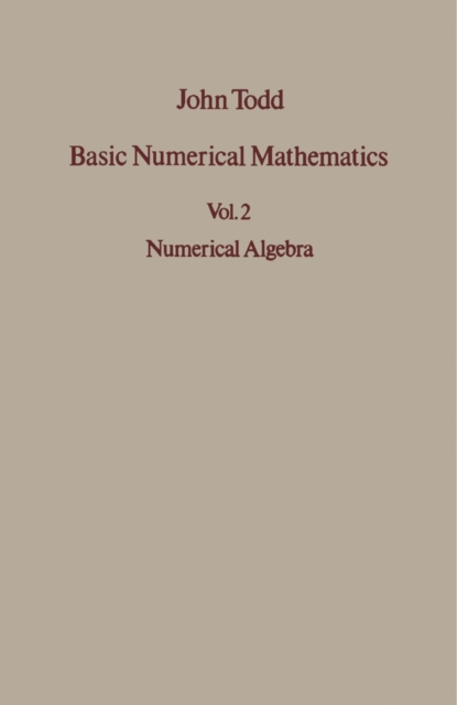 Numerical Algebra, PDF eBook