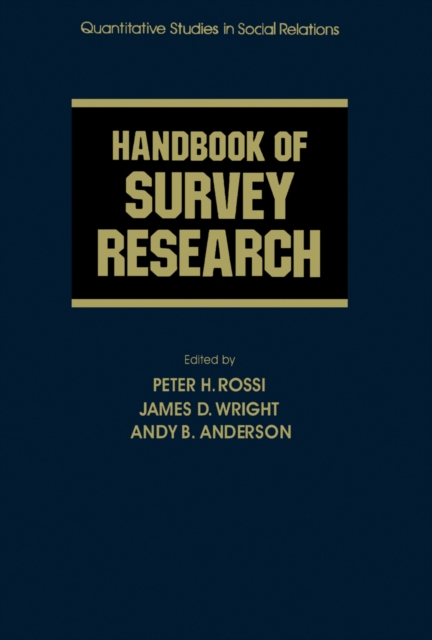 Handbook of Survey Research, PDF eBook