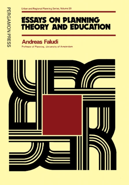 Essays on Planning Theory and Education, PDF eBook