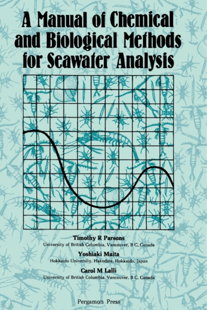 A Manual of Chemical & Biological Methods for Seawater Analysis, PDF eBook