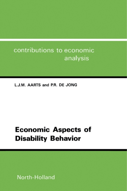 Economic Aspects of Disability Behavior, PDF eBook