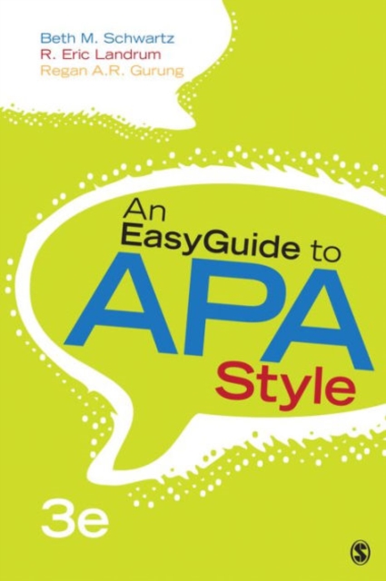 An EasyGuide to APA Style, Spiral bound Book