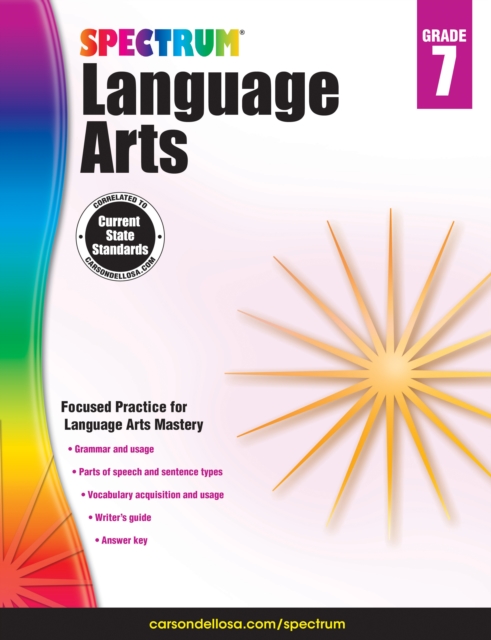Spectrum Language Arts, Grade 7, PDF eBook