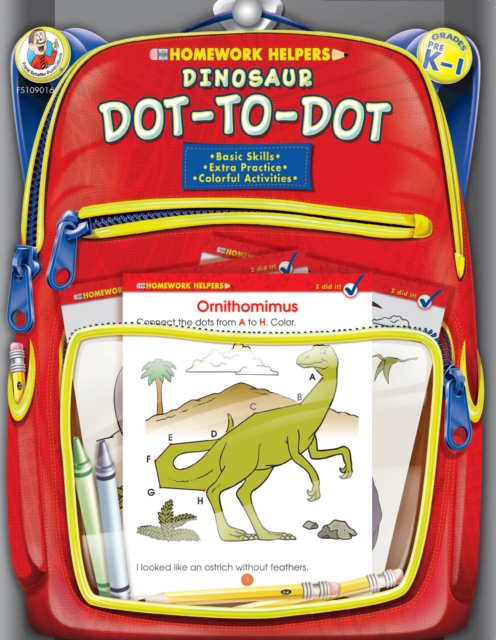 Dinosaur Dot-to-Dot, Grades PK - 1, PDF eBook