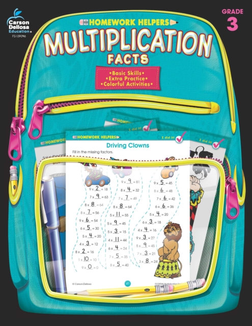 Multiplication Facts, Grade 3, PDF eBook