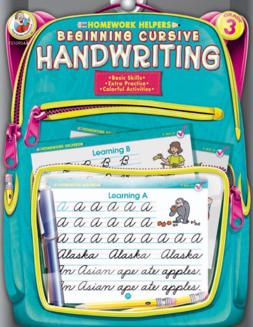 Beginning Cursive Handwriting, Grade 3, PDF eBook
