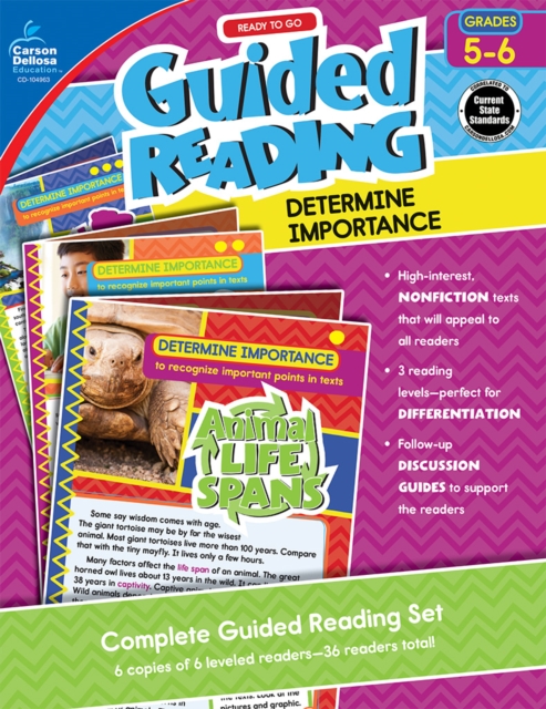 Ready to Go Guided Reading: Determine Importance, Grades 5 - 6, PDF eBook