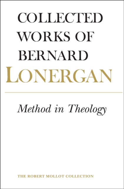Method in Theology : Volume 14, Hardback Book