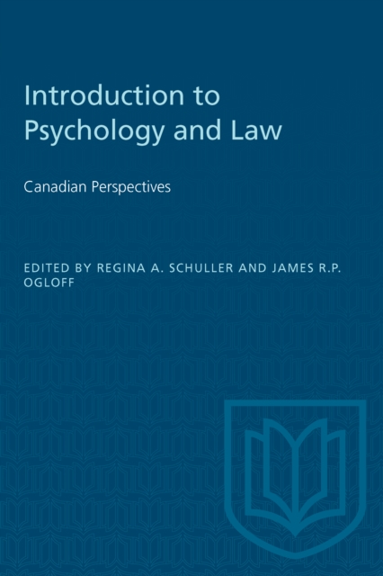 Introduction to Psychology and Law : Canadian Perspectives, Paperback / softback Book